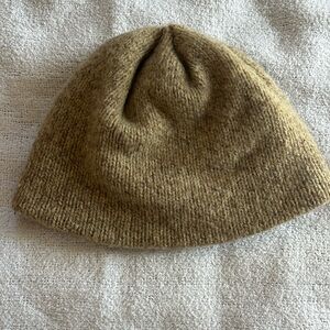 PENDLETON-Vintage 100% Wool Beanie - Oatmeal Tan Adult/Unisex